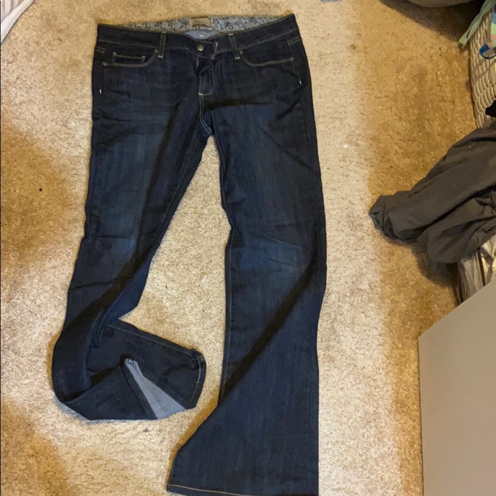 Paige dark bootcut jeans